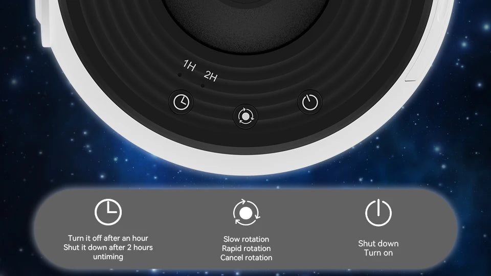 Galaxy Projector Night Light for Kids