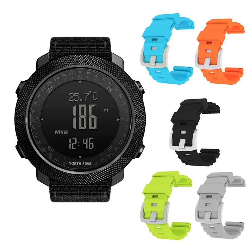 Men's Multi-Function Sports Watch: Altimeter, Barometer, Compass