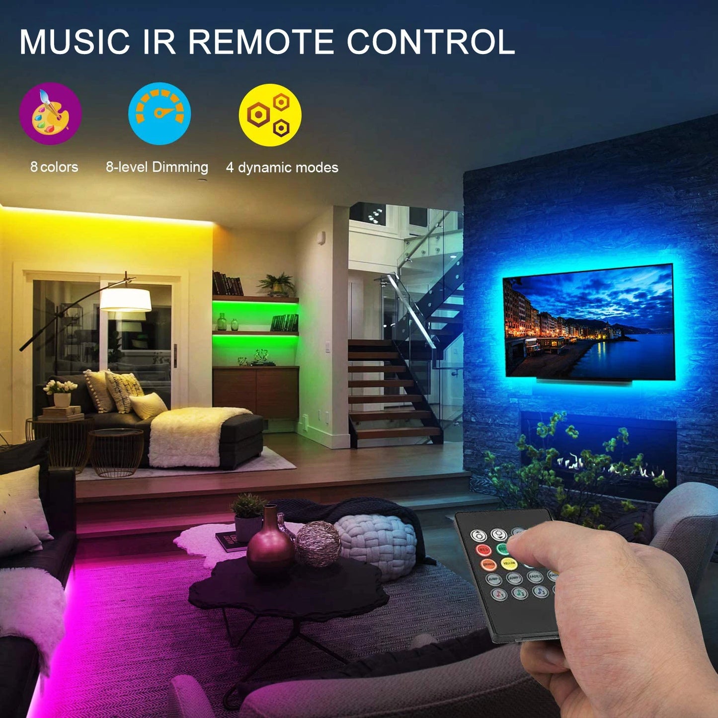 RGB LED TV Backlight with USB Power