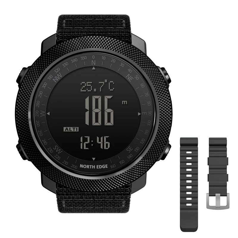 Men's Multi-Function Sports Watch: Altimeter, Barometer, Compass