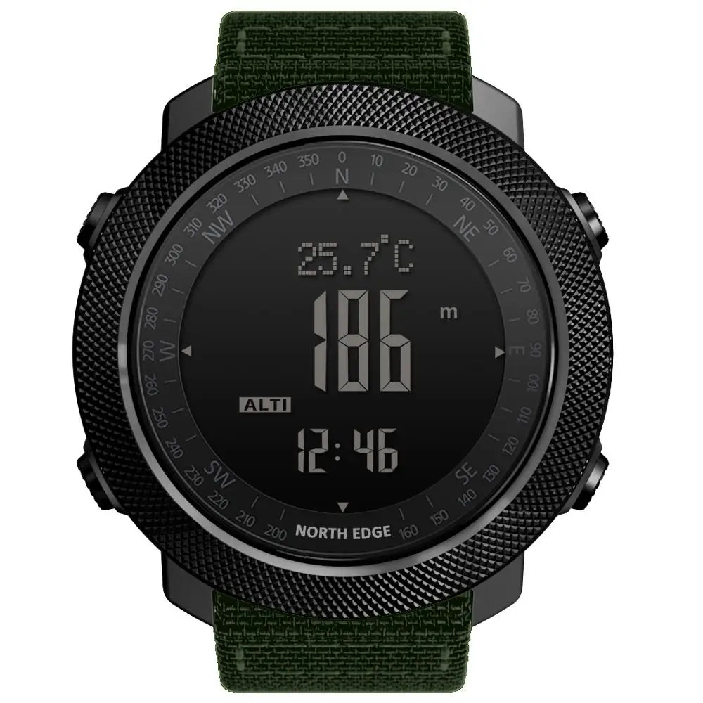 Men's Multi-Function Sports Watch: Altimeter, Barometer, Compass
