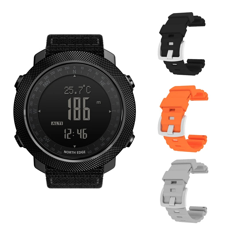 Men's Multi-Function Sports Watch: Altimeter, Barometer, Compass