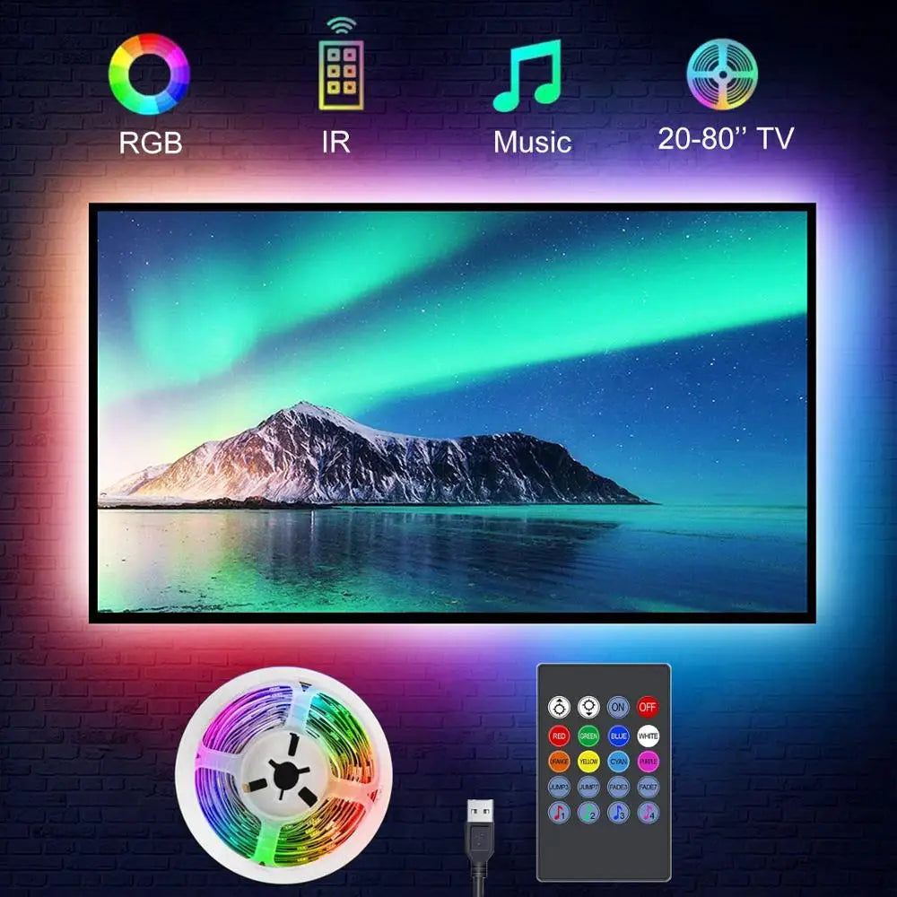 RGB LED TV Backlight with USB Power