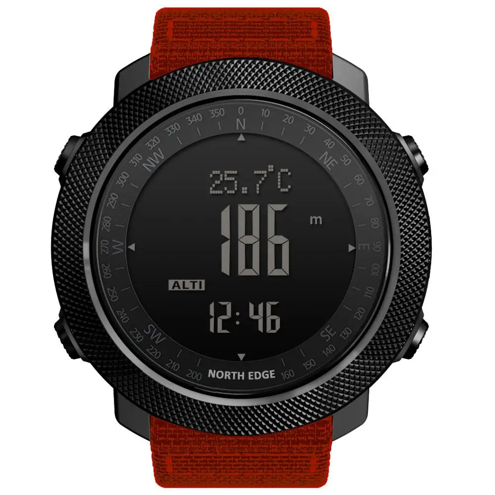 Men's Multi-Function Sports Watch: Altimeter, Barometer, Compass