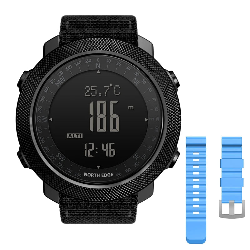 Men's Multi-Function Sports Watch: Altimeter, Barometer, Compass