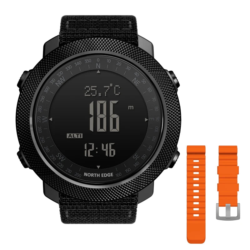 Men's Multi-Function Sports Watch: Altimeter, Barometer, Compass
