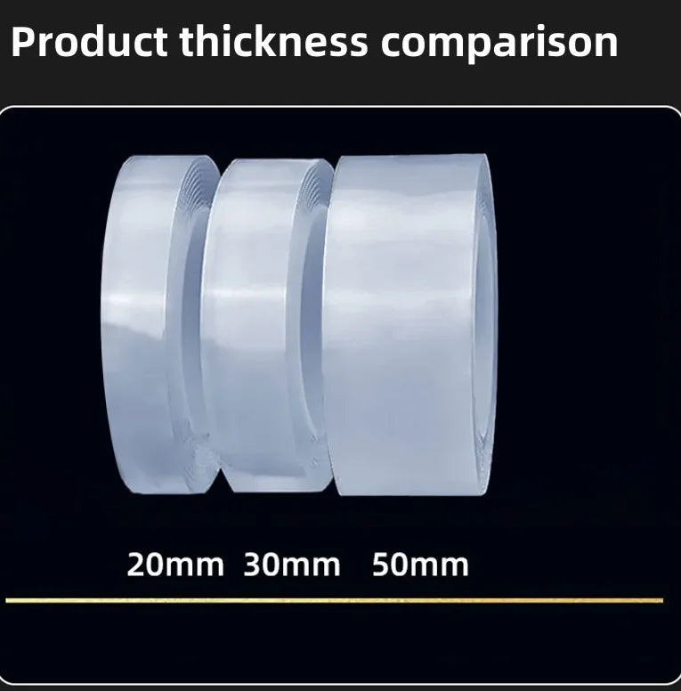 Reusable Nano Tape: Strong, Waterproof Adhesive