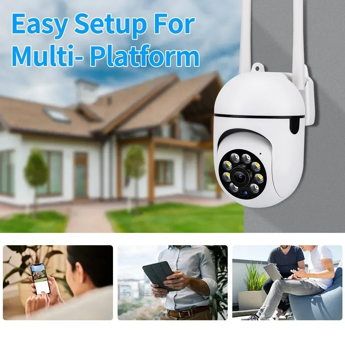 Smart Home Security Camera with AI Tracking