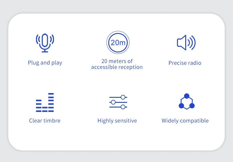 Micrófono Lavalier Inalámbrico 2.4G para Grabación de Audio y Video Compatible con iPhone y Android