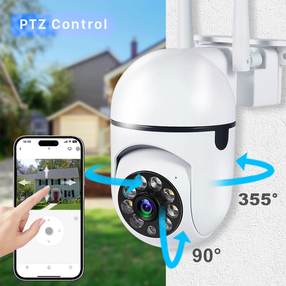 Smart Outdoor Security Camera with AI Tracking