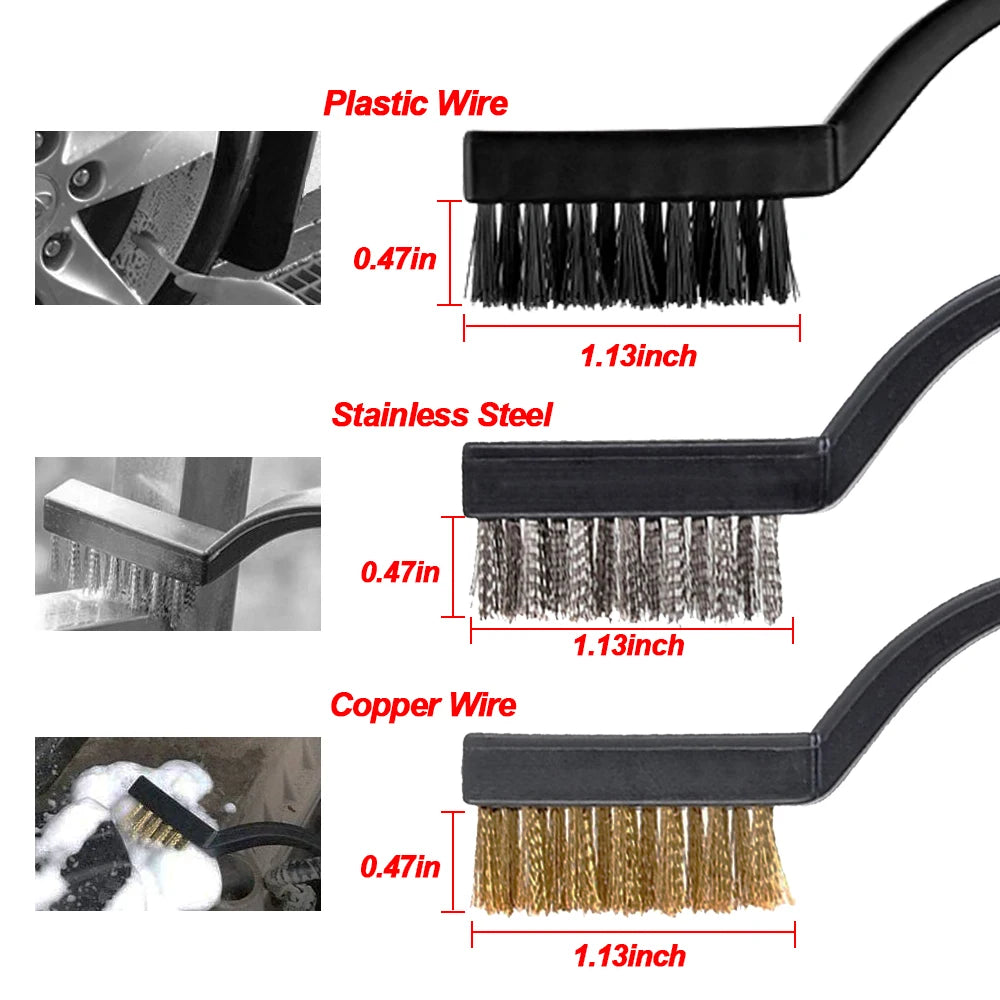 Car Detailing Brush Set: Clean Car Vents and Gaps