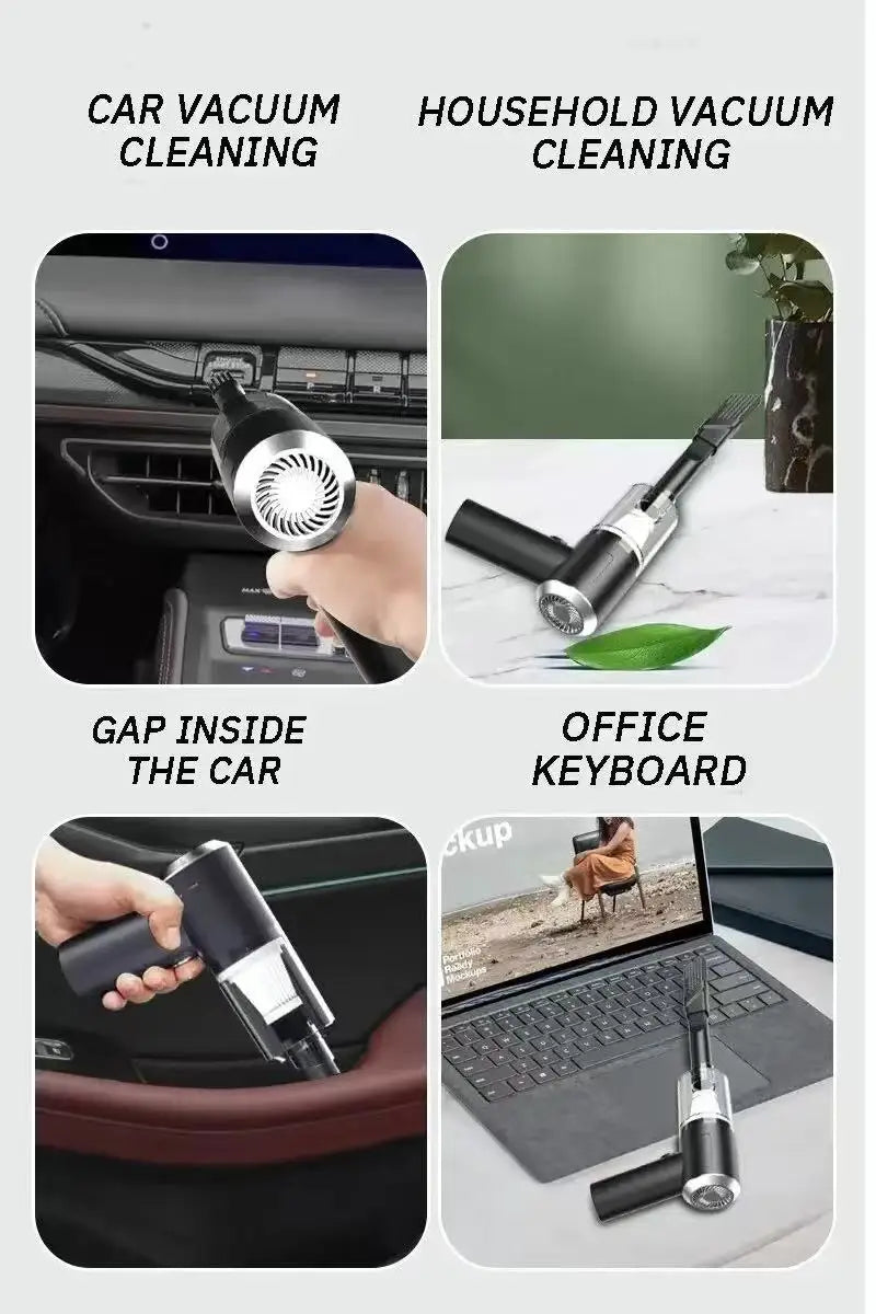 Powerful Cordless Hand Vacuum for Car and Home
