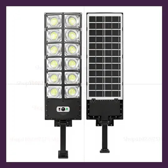 Luz LED Solar Exterior con Sensor de Movimiento, Impermeable, 3 Modos, Control Remoto