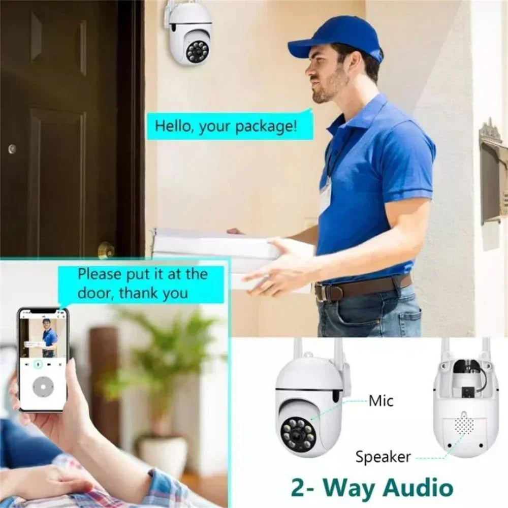 Smart Home Security Camera with AI Tracking