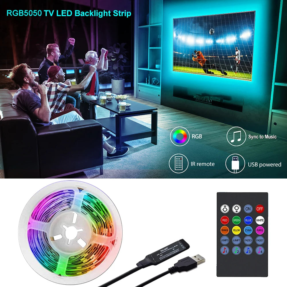 RGB LED TV Backlight with USB Power