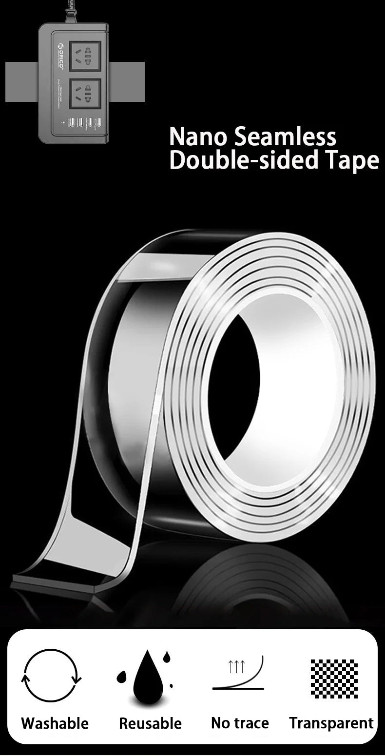 Reusable Nano Tape: Strong, Waterproof Adhesive
