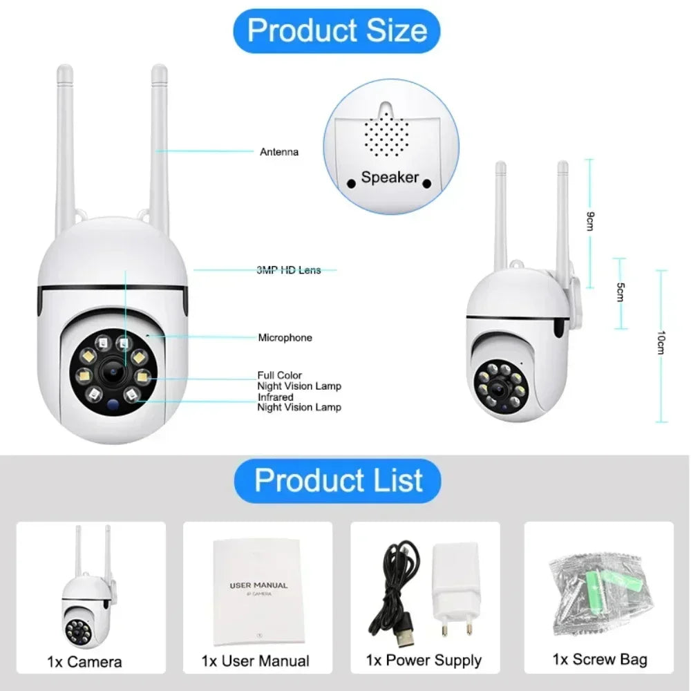 Smart Home Security Camera with AI Tracking
