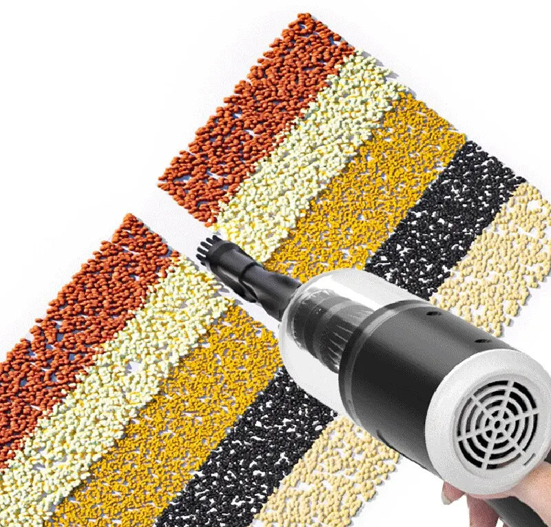 Portable Car Vacuum: USB Rechargeable, Wet & Dry