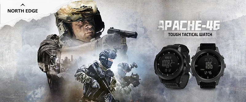 Men's Multi-Function Sports Watch: Altimeter, Barometer, Compass