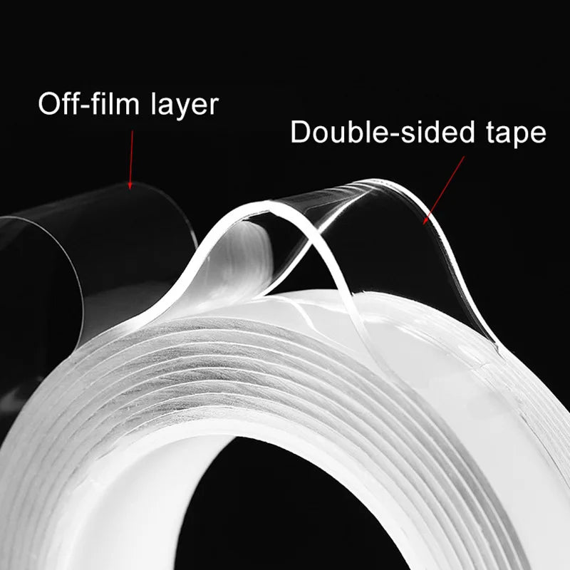 Reusable Nano Tape: Strong, Waterproof Adhesive