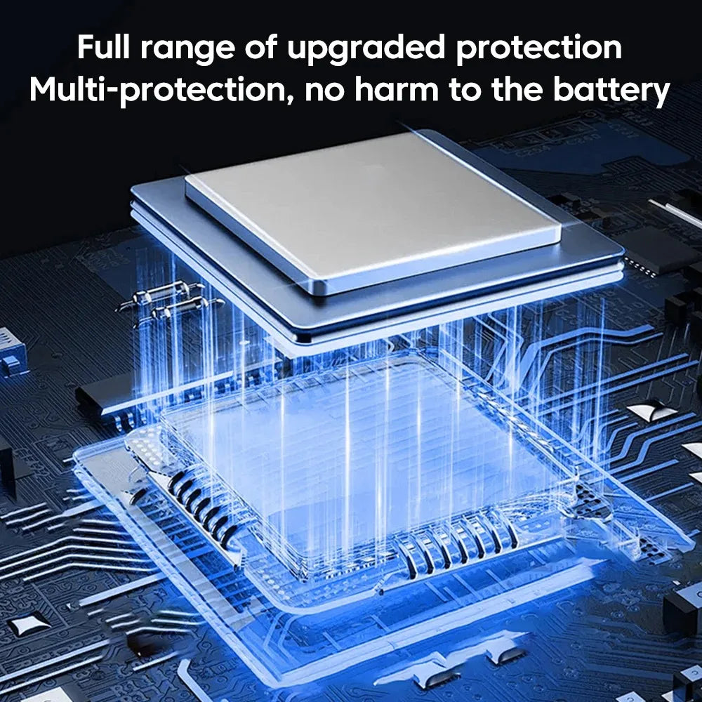 Cargador USB de pared con 4 puertos (1x USB-C PD, 3x USB-A QC 3.0) para teléfonos y dispositivos electrónicos