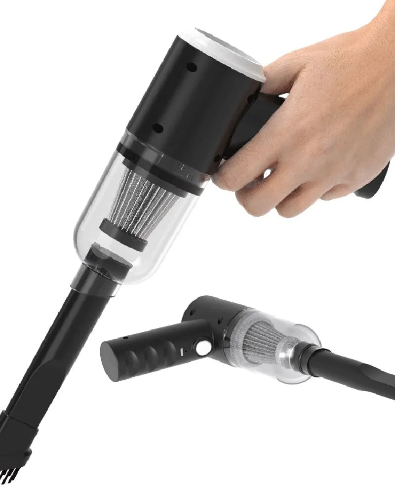 Portable Car Vacuum: USB Rechargeable, Wet & Dry