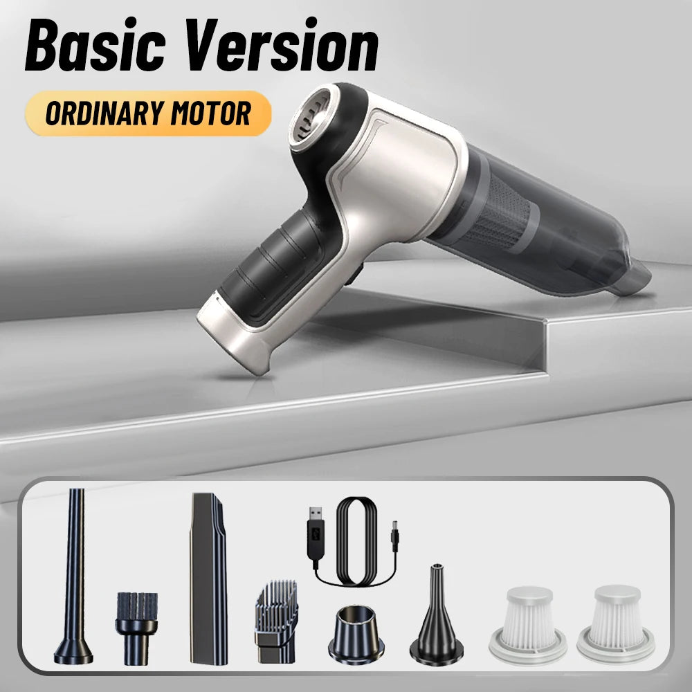 Wireless Car Vacuum: 95000PA Suction