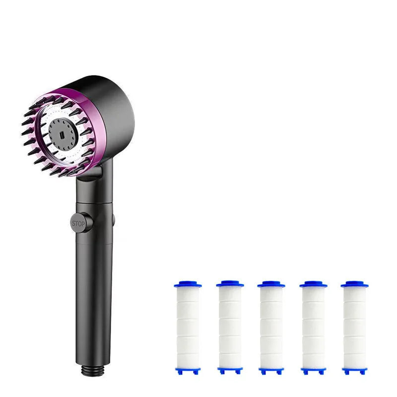 Four-Mode Shower Head with Filter