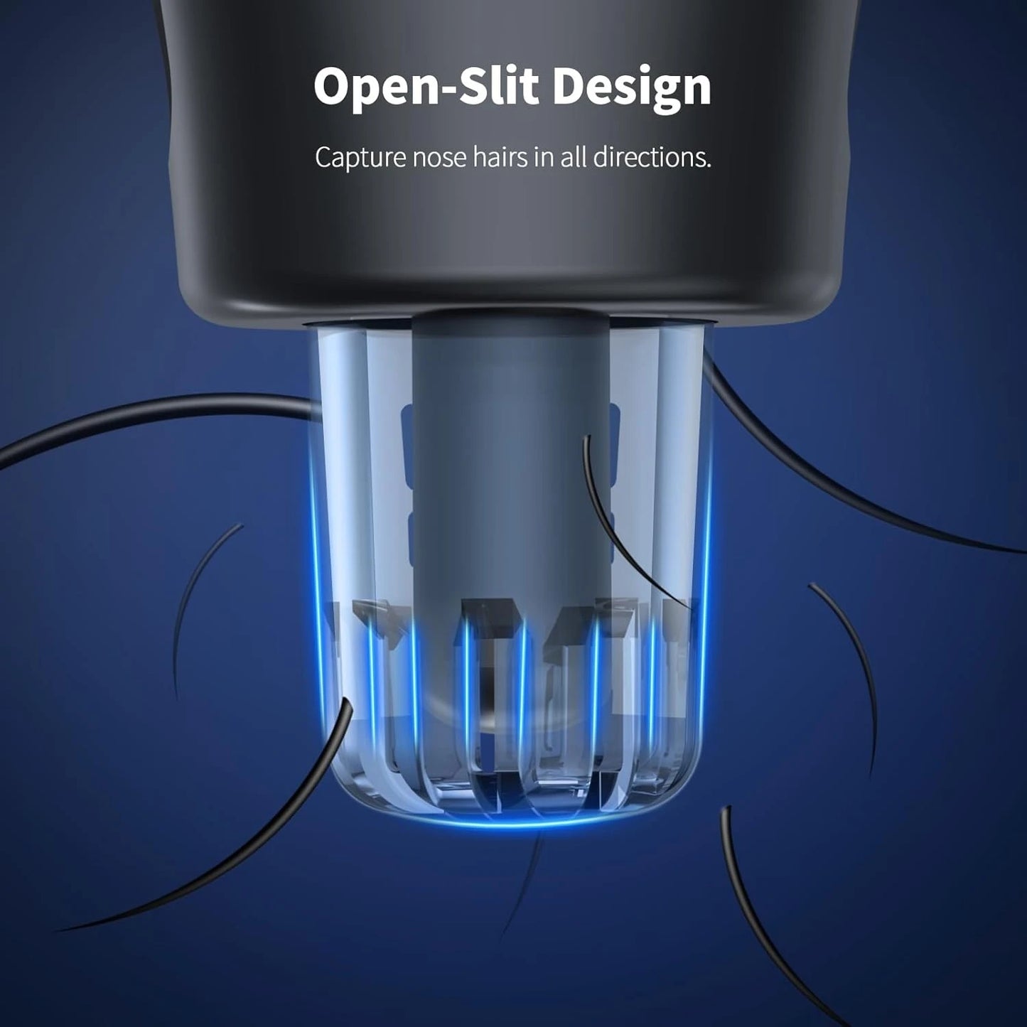 Cabezal de repuesto para recortadora de nariz Philips OneBlade QP2520/QP2630, doble hoja, acero inoxidable