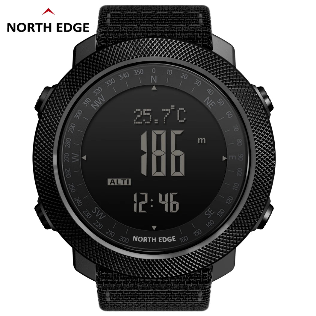 Men's Multi-Function Sports Watch: Altimeter, Barometer, Compass