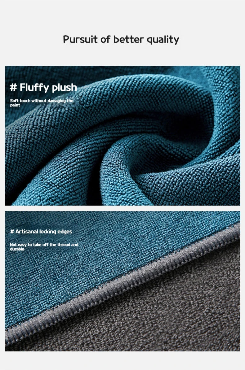 Lint-Free Microfiber Car Drying Towel (75x35cm)