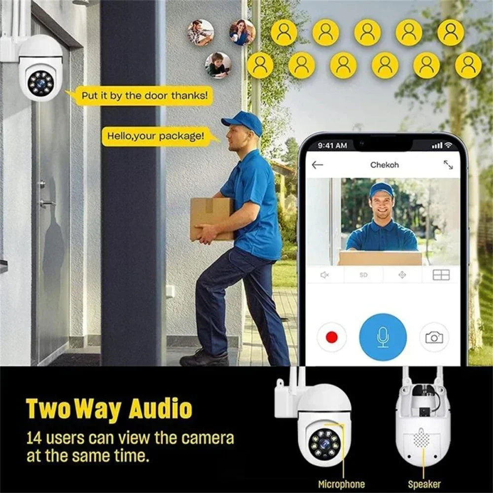 Smart Home Security Camera with AI Tracking