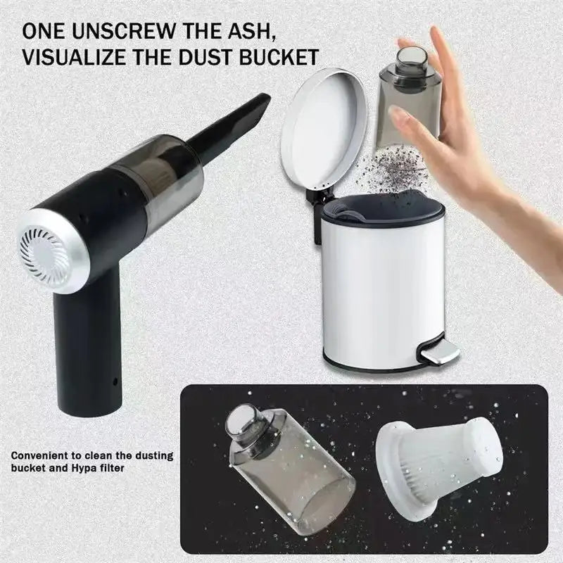 Powerful Cordless Hand Vacuum for Car and Home
