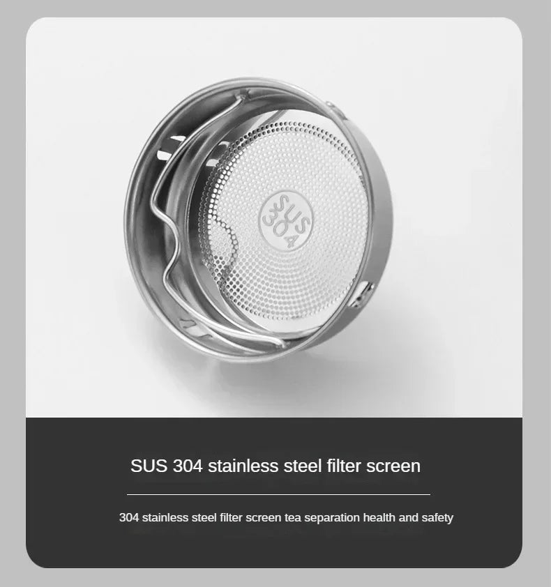 Termo de Acero Inoxidable 316 Inteligente 500ml con Separador para Café/Té