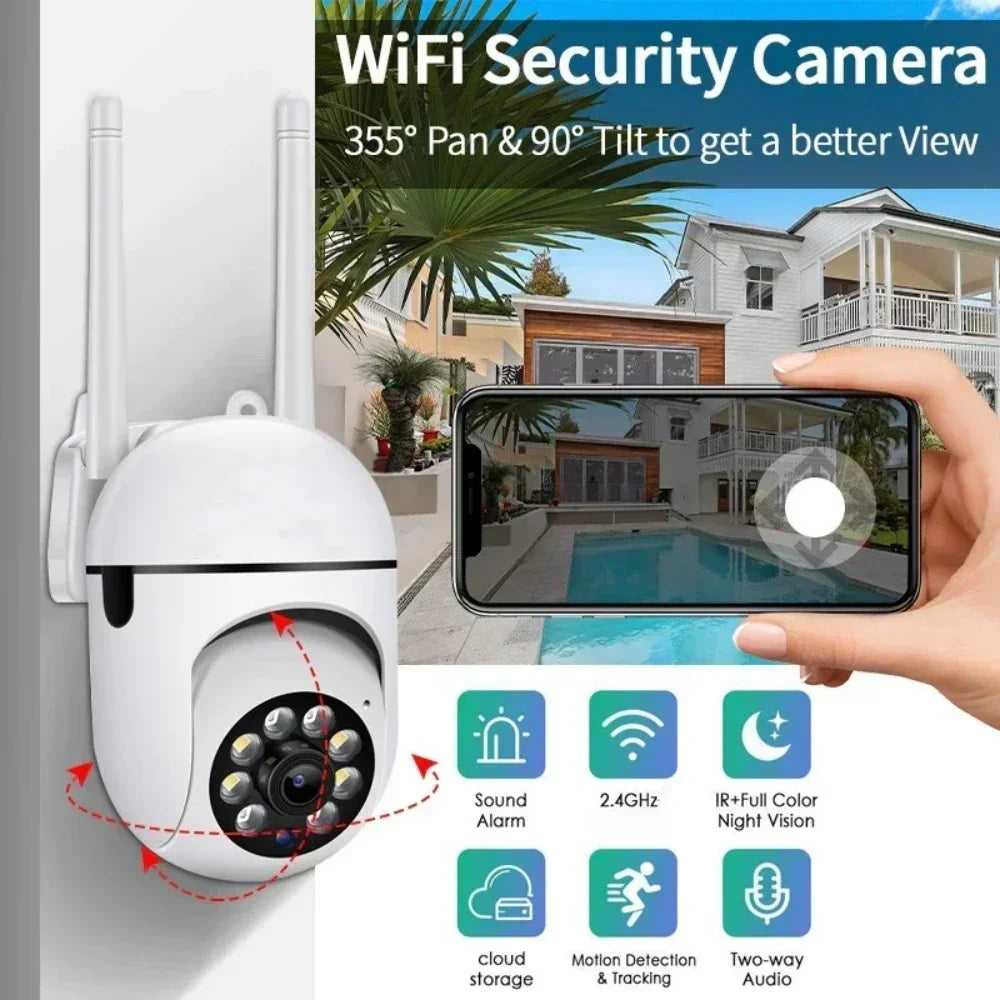 Smart Home Security Camera with AI Tracking