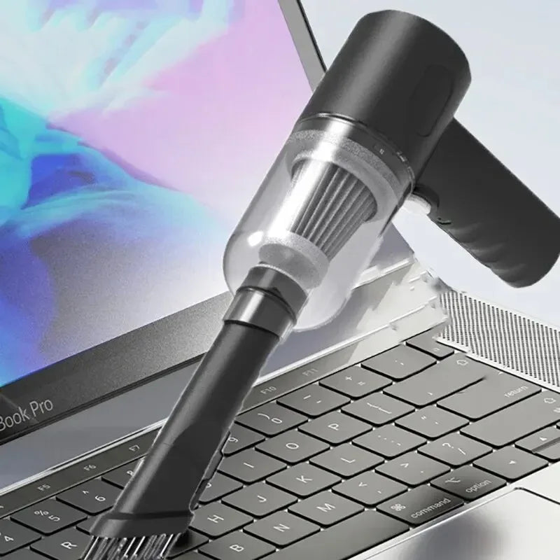 Portable Car Vacuum: USB Rechargeable, Wet & Dry