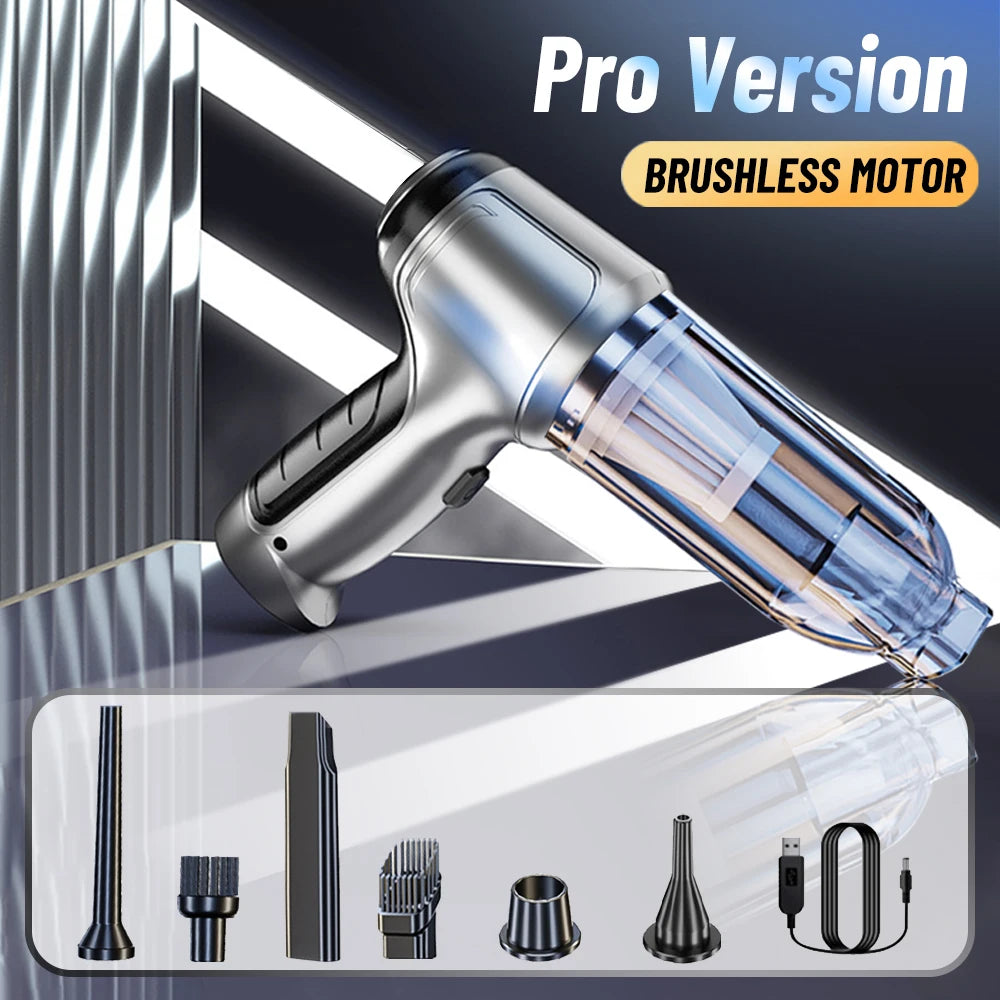 Wireless Car Vacuum: 95000PA Suction