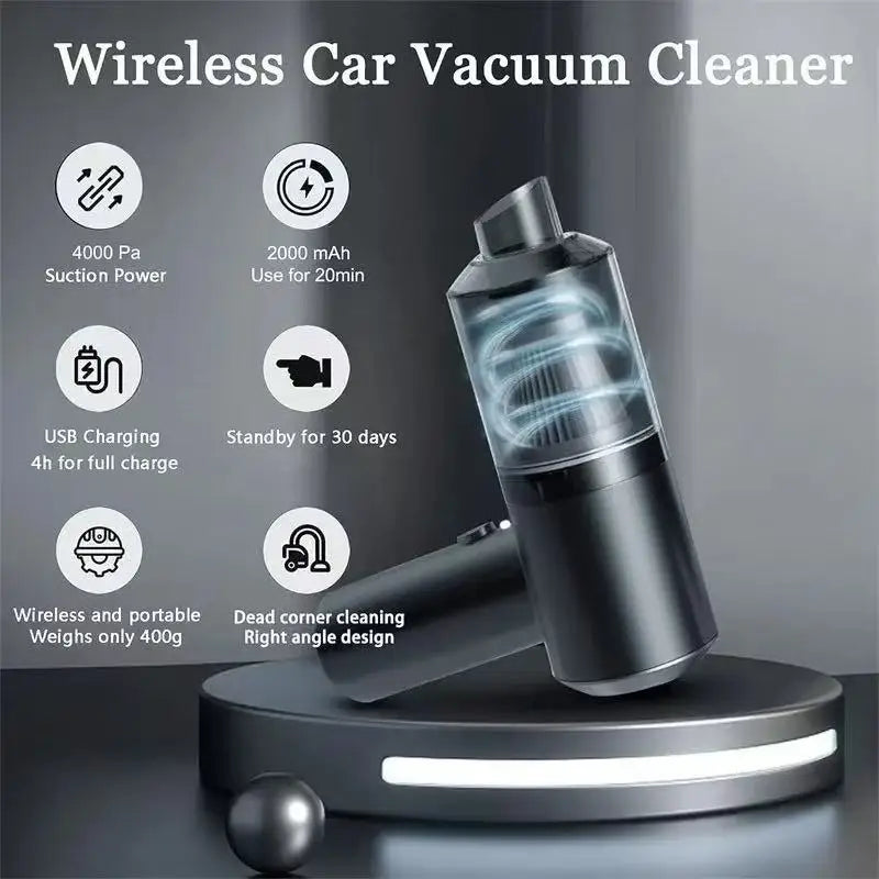 Powerful Cordless Hand Vacuum for Car and Home