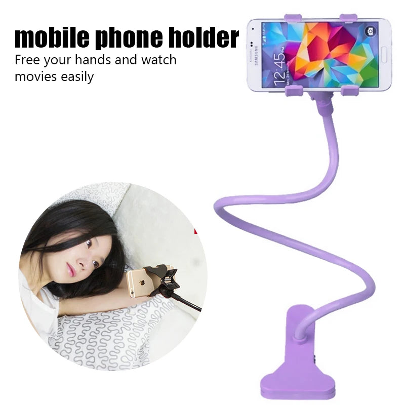 Soporte Universal de Brazo Flexible Ajustable para Smartphone, Tipo Montaje de Abrazadera.