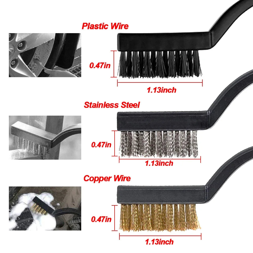 Car Detailing Brush Set: Clean Car Vents and Gaps