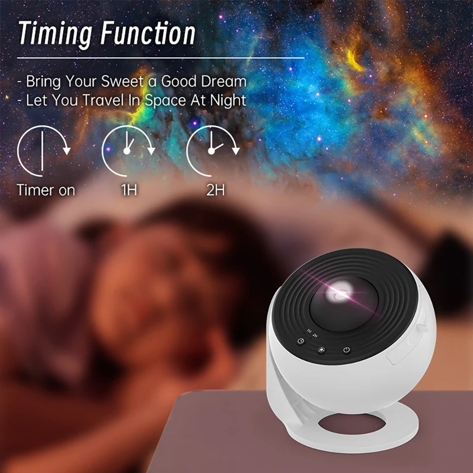Galaxy Projector Night Light for Kids