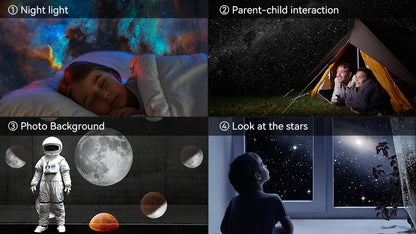 Galaxy Projector Night Light for Kids