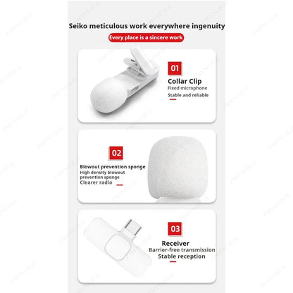 Portable Wireless Lavalier Microphone