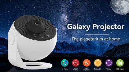 Galaxy Projector Night Light for Kids