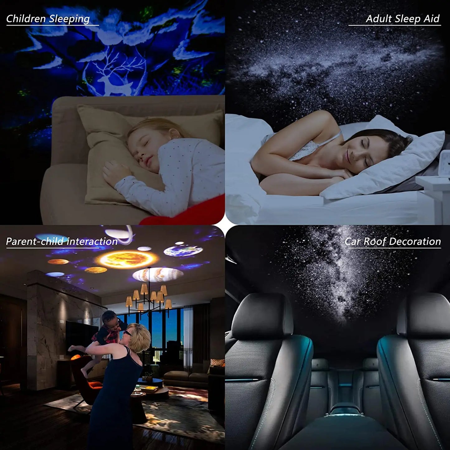 Galaxy Projector Night Light for Kids
