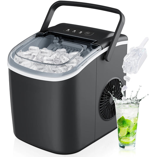 Fast Portable Ice Maker with Self-Cleaning Function