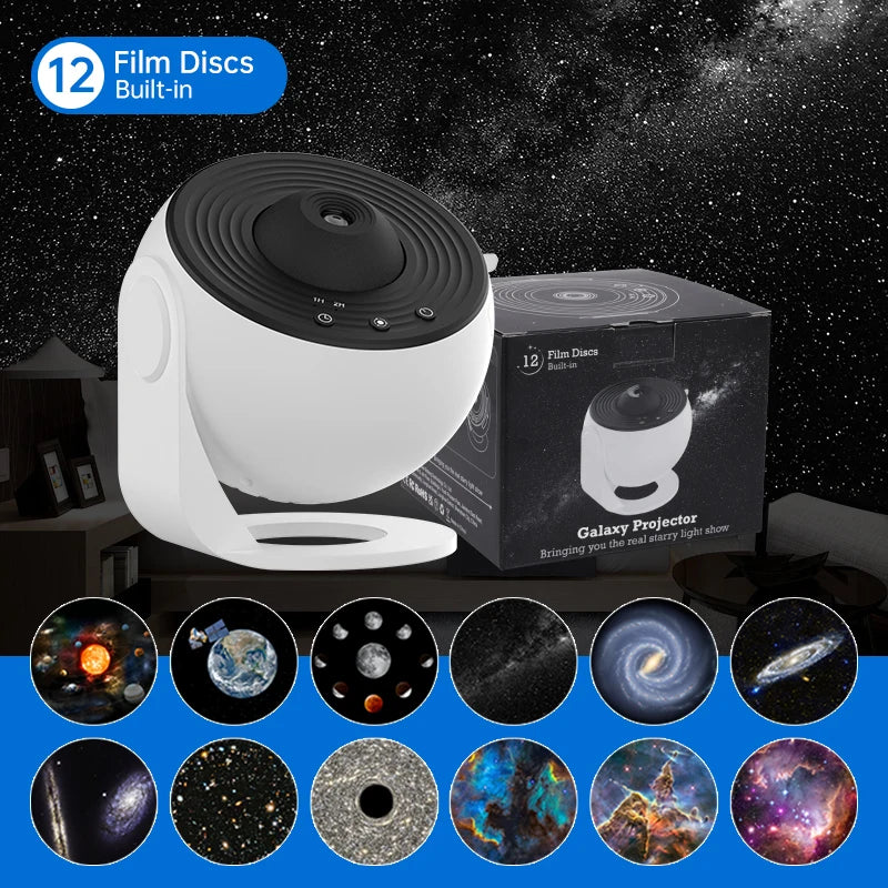 Galaxy Projector Night Light for Kids