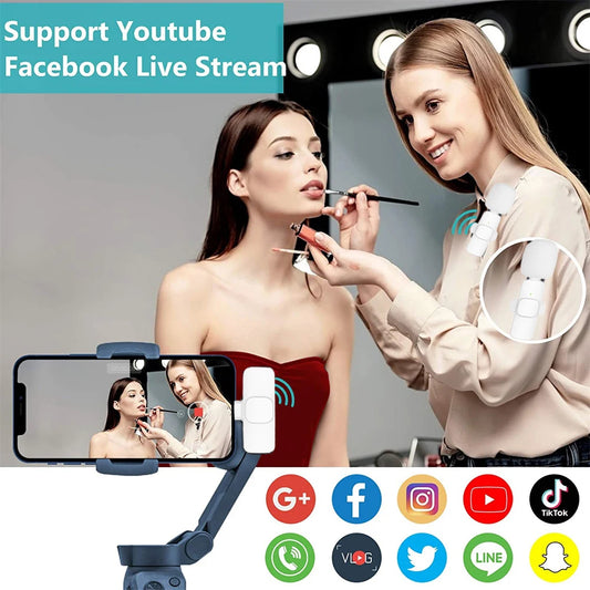 Portable Wireless Lavalier Microphone