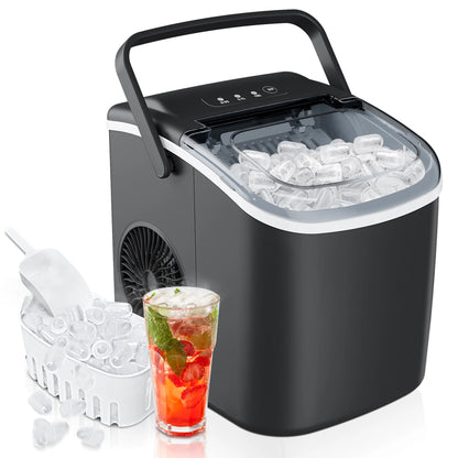 Fast Countertop Ice Maker with Ice Scoop