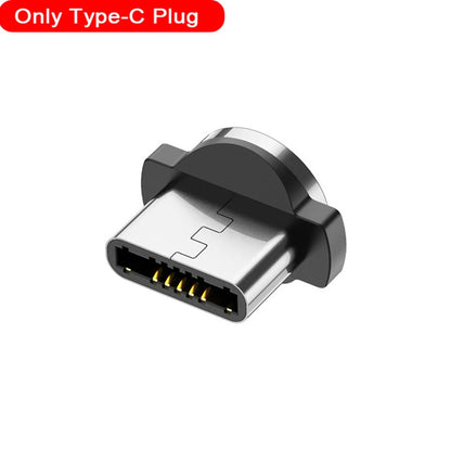 Cable Magnético USB Tipo C Micro USB iPhone Carga Rápida Transferencia Datos LED
